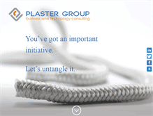 Tablet Screenshot of plastergroup.com